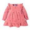 Velour dress for girls