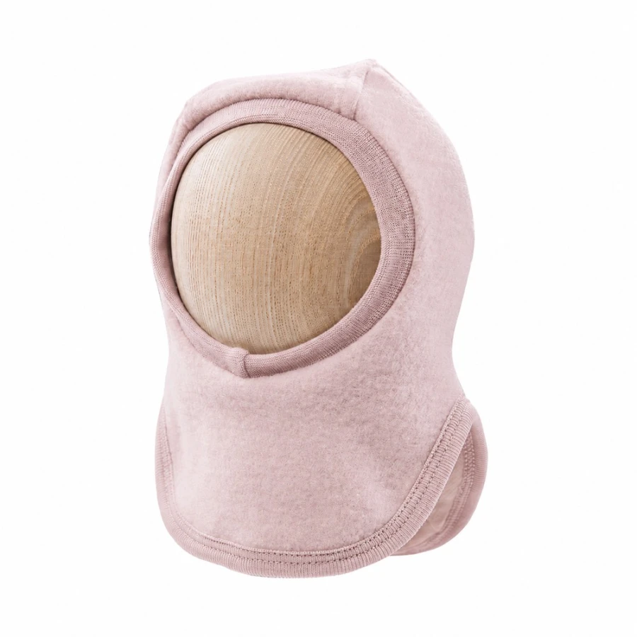 Pink merino kids balaclava
