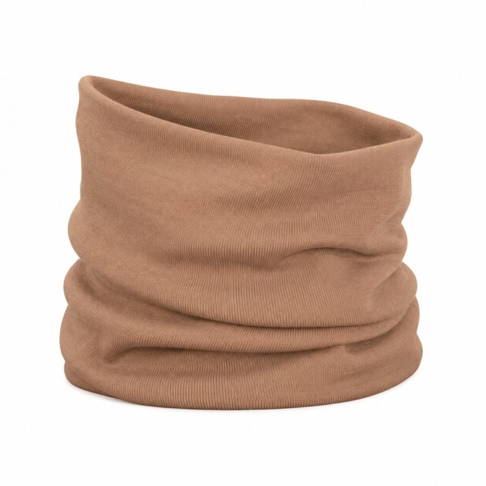 Caramel merino kids neck warmer
