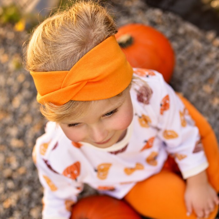 opaska pomarańczowa halloween