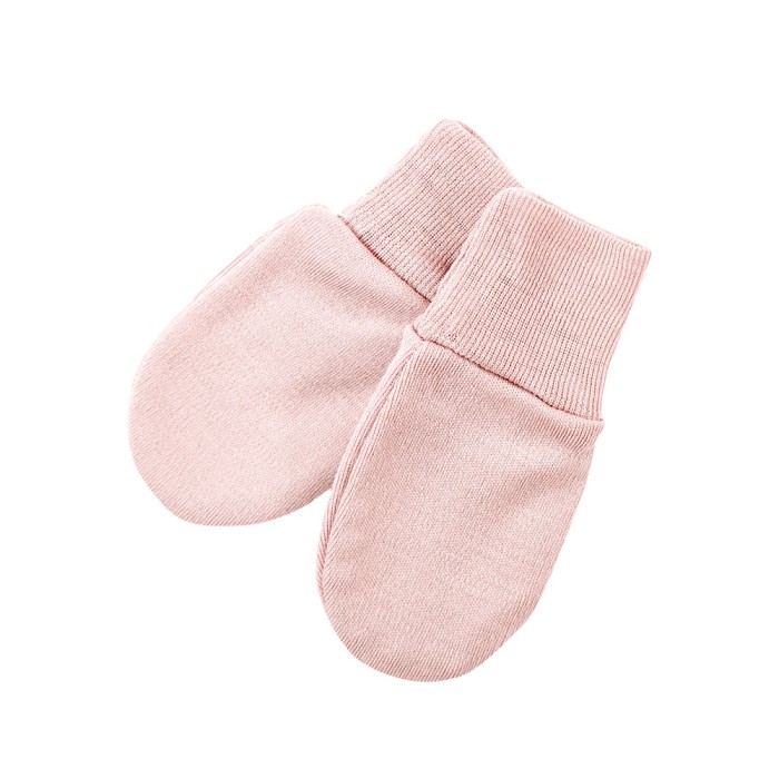 Pink Merino Baby Mittens