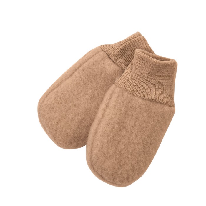 Caramel Merino Baby Mittens
