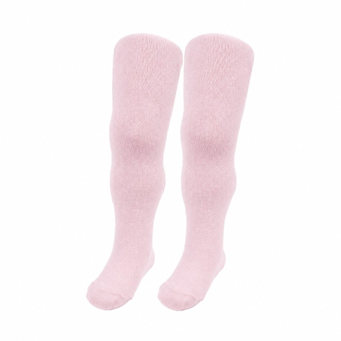 Light pink children's organic cotton tights