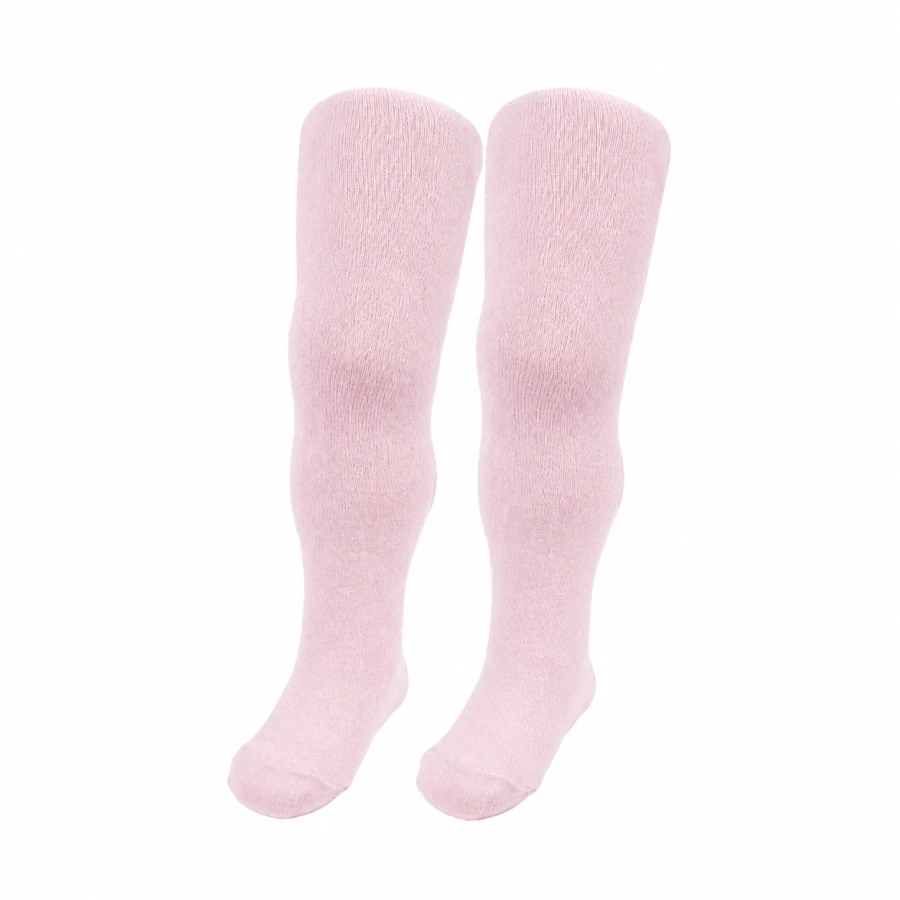 Light pink children's organic cotton tights