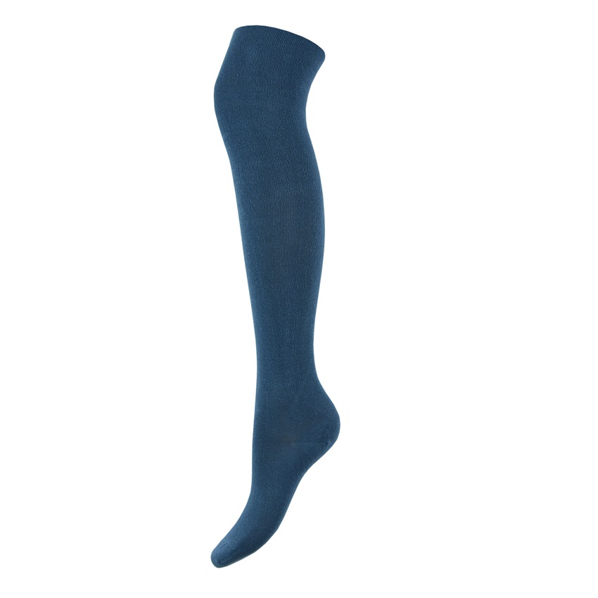 Navy children's organic cotton tights