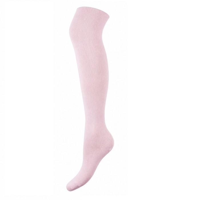 Light pink children's organic cotton tights | Eevi