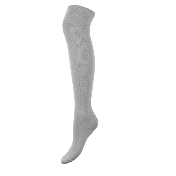 Grey children's organic cotton tights