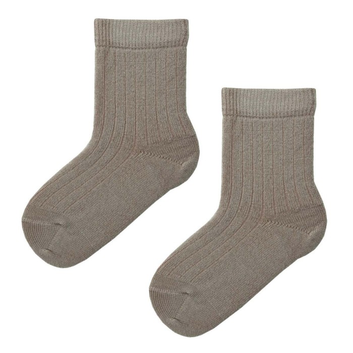 Kojenecké merino ponožky taupe