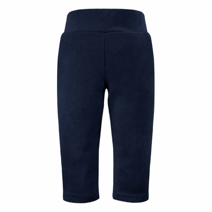 Navy blue fleece-lined children's leggings