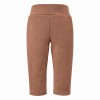 Caramel fleece-lined children's leggings