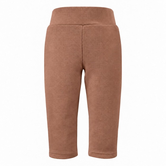 Caramel fleece-lined children's leggings