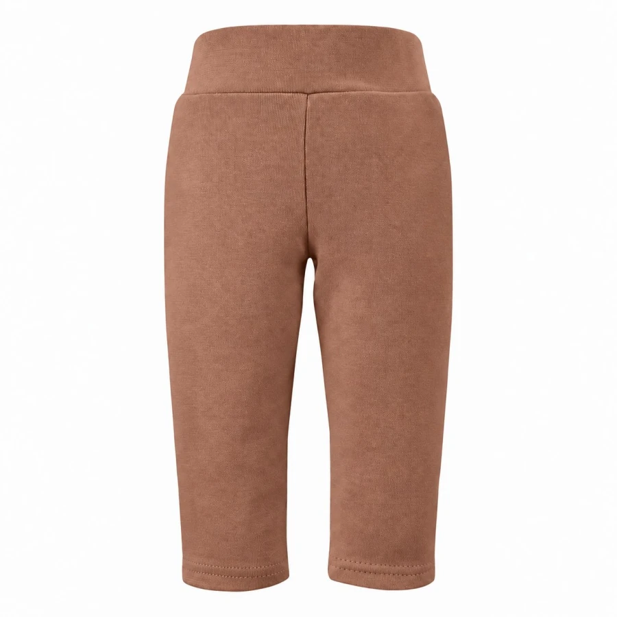 Caramel fleece-lined children's leggings