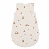 Ecru baby sleeping bag with bears and hearts 0.5 TOG