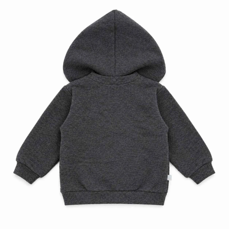 Graphite melange children's tracksuit