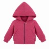Burgundy melange girls' tracksuit