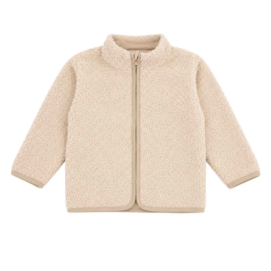 Beige Children's Teddy Fleece Jacket