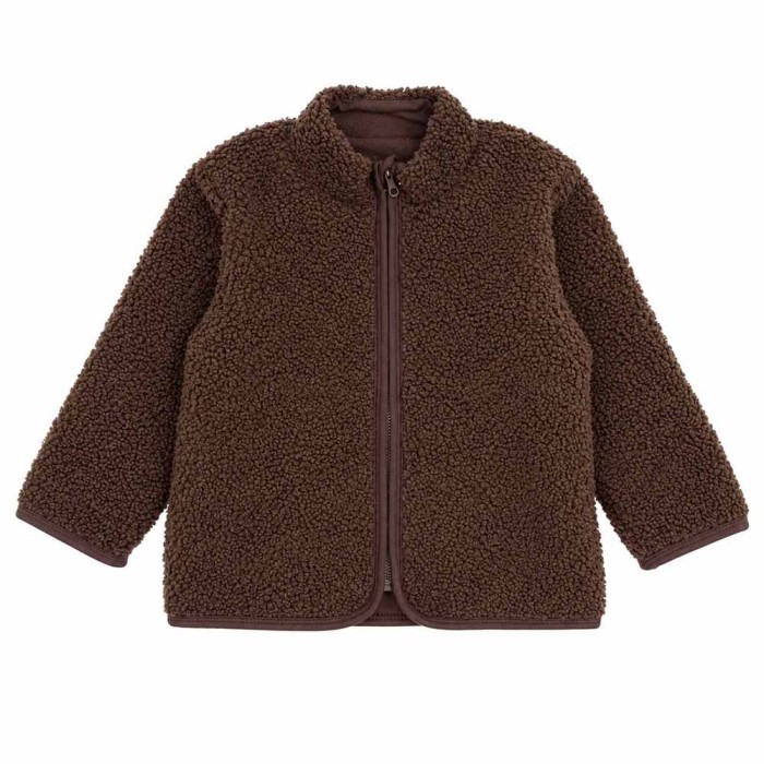 Brown Children's Teddy Fleece Jacket