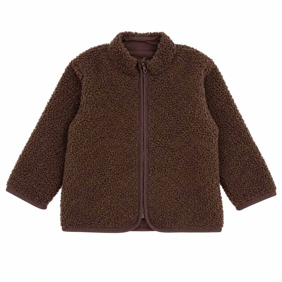 Brown Children's Teddy Fleece Jacket