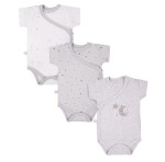3-pack bodysuits cardigan TINY gray