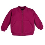 Mikina bomberka SIMPLY COMFY bordová