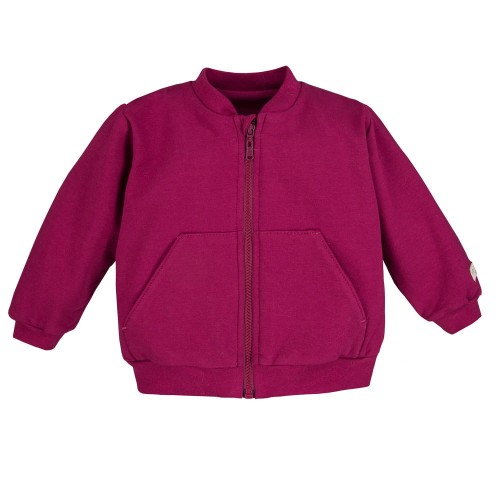 Bomber sweatshirt maroon