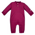 Overal teplákový klokánek SIMPLY COMFY bordová