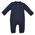 Overal teplákový klokánek SIMPLY COMFY Tmavě modrá