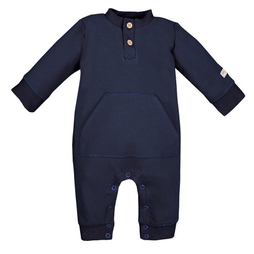 Overal teplákový klokánek SIMPLY COMFY Tmavě modrá