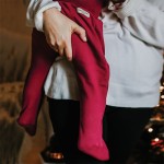 Kojenecké polodupačky SIMPLY COMFY bordová