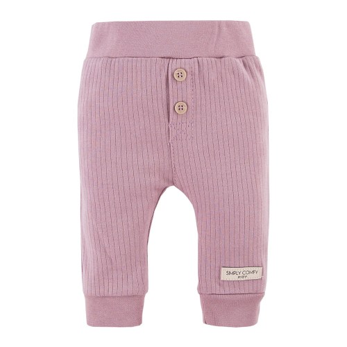 Legíny s proužky SIMPLY COMFY vřesové