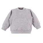 Sweatshirt with pocket gray 