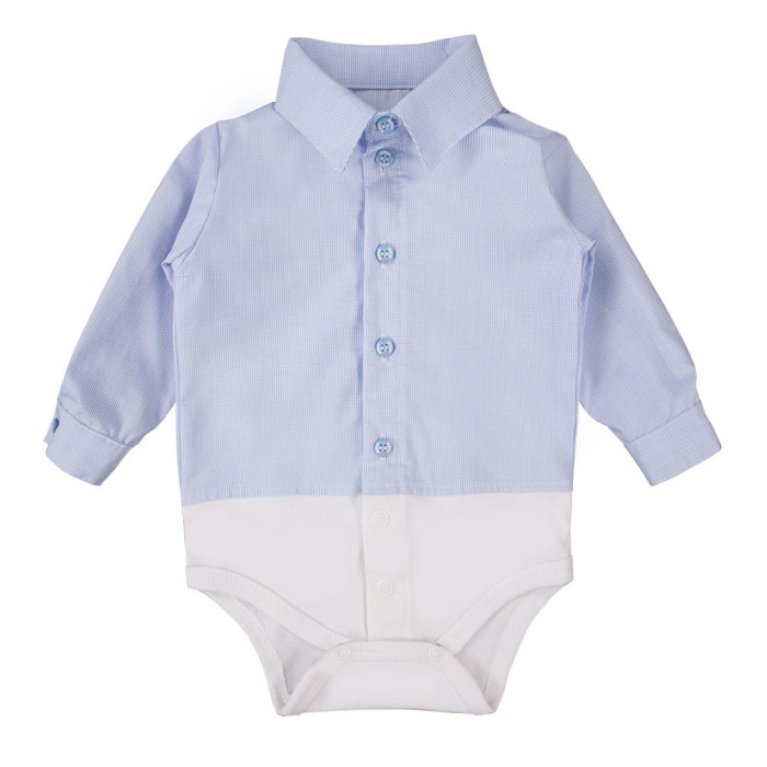 Bodysuit shirt CEREMONY check blue