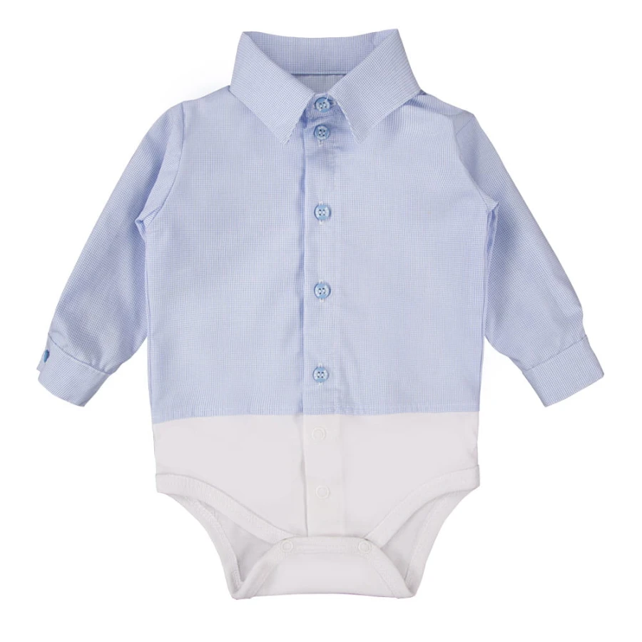 Bodysuit shirt CEREMONY check blue