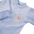 Velvet playsuit NEWBORN blue