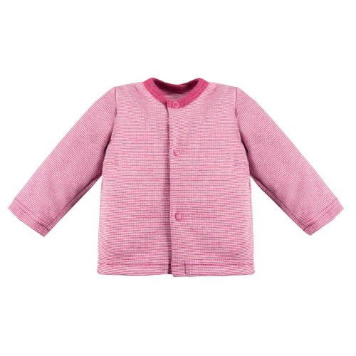 Kimono shirt striped UNIQUE dark pink