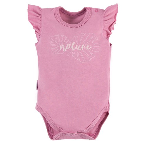 Dívčí body ramínko NATURE růžové