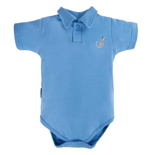 Chlapecké body polo s krátkým rukávem NATURE modré