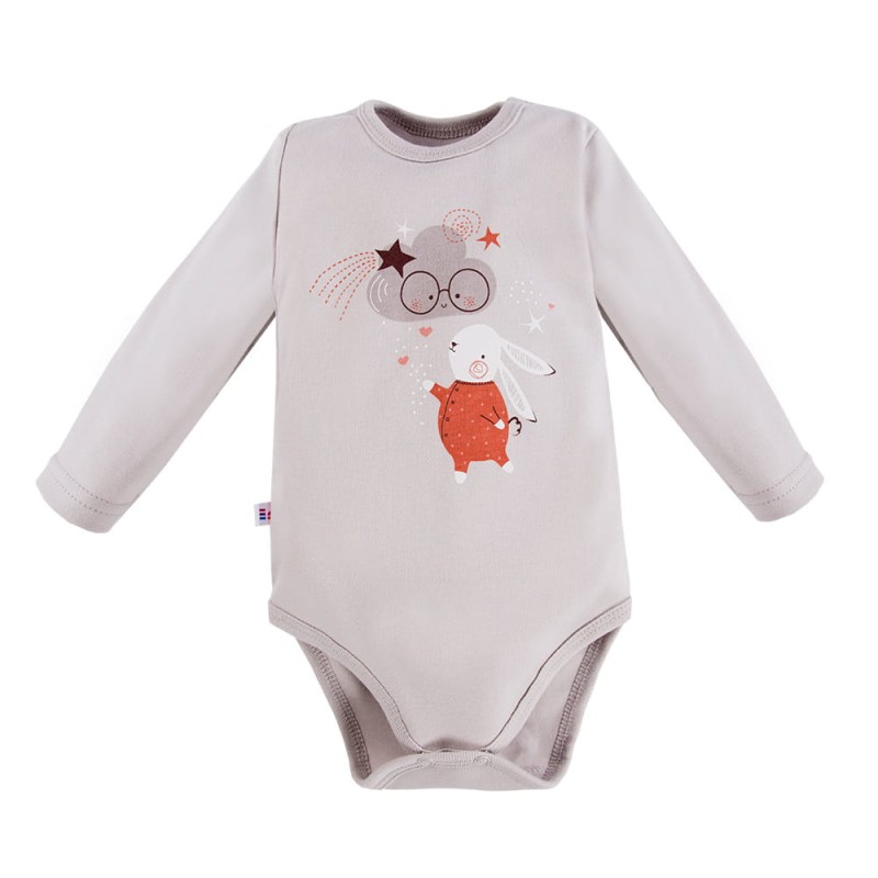 Body s dlouhým rukávem MELLOW šedé