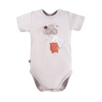 Body s krátkým rukávem MELLOW šedé