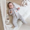 Sleepsuit gray with rabbit