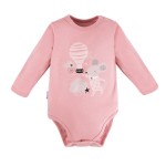 Body s dlouhým rukávem MELLOW růžové