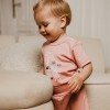 Body s krátkým rukávem MELLOW růžové