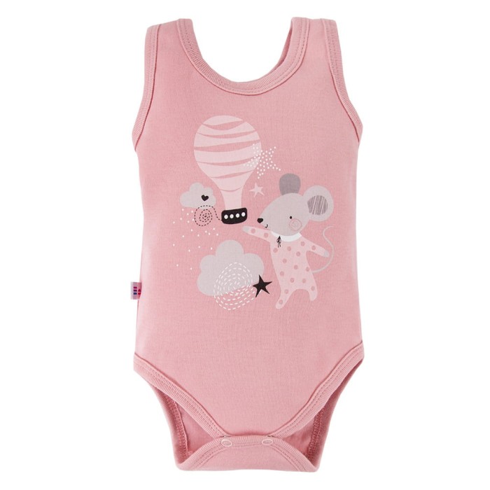 Body na ramínka MELLOW růžové