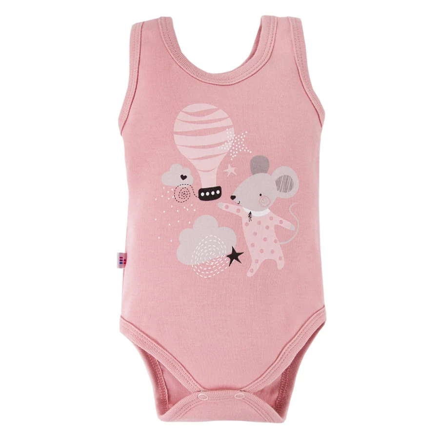 Body na ramínka MELLOW růžové
