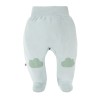 Joggers with feet MELLOW mint