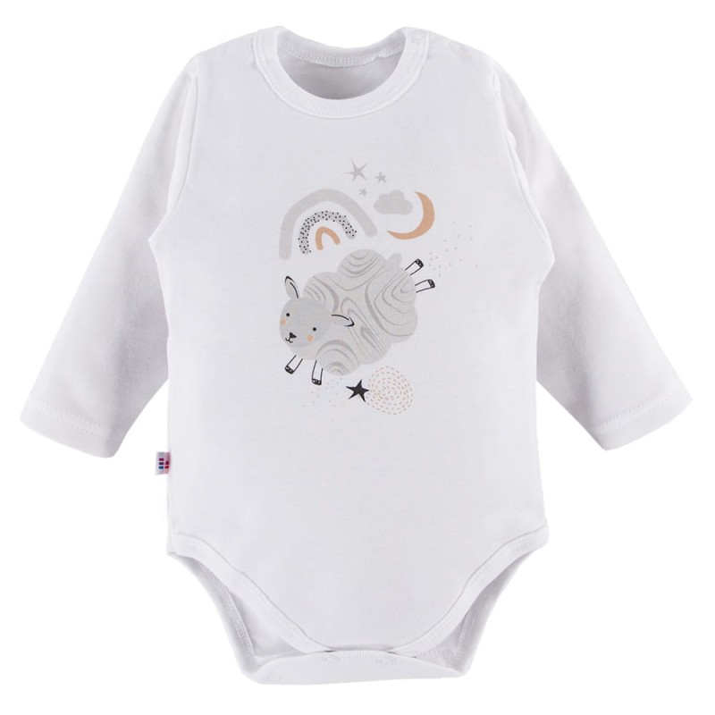 Body s dlouhým rukávem MELLOW bílé