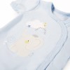 Body rozepínací s dlouhým rukávem MELLOW modré