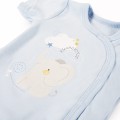 Body rozepínací s dlouhým rukávem MELLOW modré