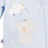 Body rozepínací s dlouhým rukávem MELLOW modré
