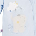 Body rozepínací s dlouhým rukávem MELLOW modré